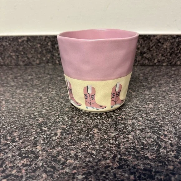 Pink Cowgirl Boot Mug - Picture 4 of 6